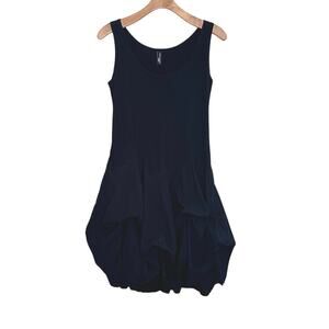 Magdalena black tank dress size large Made in USA
